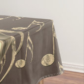 Aangepaste muzieknotitie gitaar Pick Tafelkleed (Voorbeeld)