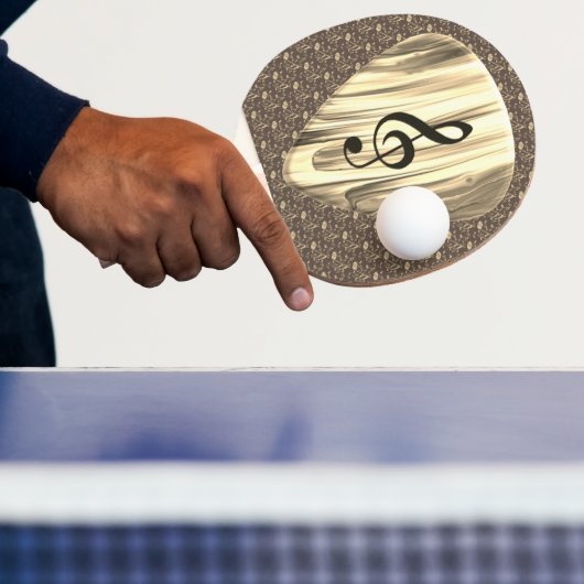 Aangepaste muzieknotitie gitaar Pick Tafeltennisbatje (Insitu)