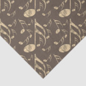 Aangepaste muzieknotitie gitaar Pick Tissuepapier (Detail)