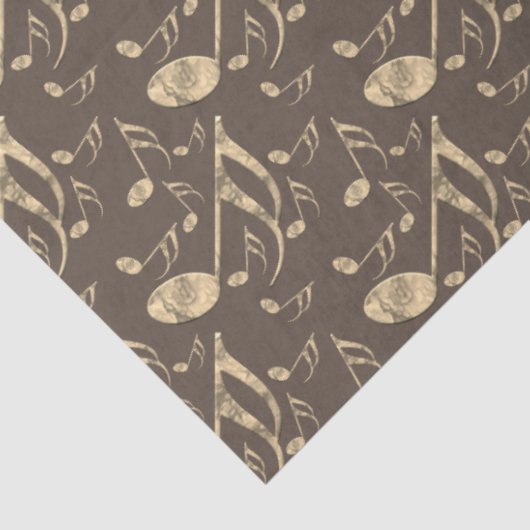 Aangepaste muzieknotitie gitaar Pick Tissuepapier (Detail)