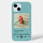 Aangepaste muziekspeler Song Plaque Case-Mate iPhone Case (Achterkant)