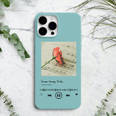 Aangepaste muziekspeler Song Plaque Case-Mate iPhone Case