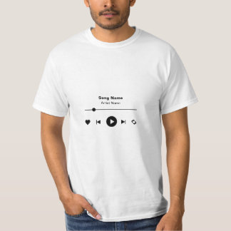 Aangepaste muziekspeler T-Shirt