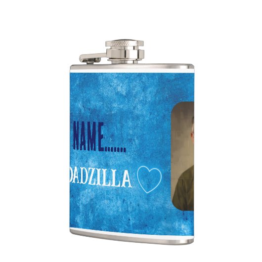 Aangepaste My Dadzilla Fles. Fles Heupfles (Links)