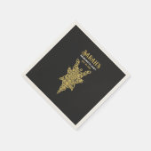 Aangepaste Mystic Gold Bachelorette Servet (Hoek)