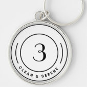 Aangepaste N.v.t. reinigen en serverherstel - sleu Sleutelhanger (Voorkant)