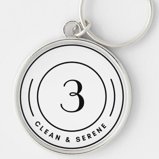 Aangepaste N.v.t. reinigen en serverherstel - sleu Sleutelhanger (Voorkant)