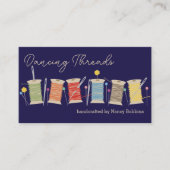 Aangepaste naadloze naaigarens voor kleurspoelen visitekaartje (Voorkant)