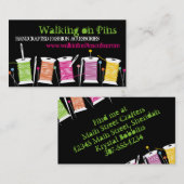 Aangepaste naadloze naaigarens voor kleurspoelen visitekaartje (Voorkant / Achterkant)