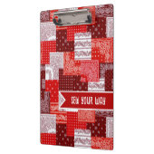 Aangepaste Naai Patchwork Bandana Quilt Patroon Klembord (Links)