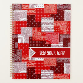 Aangepaste Naai Patchwork Bandana Quilt Patroon Planner