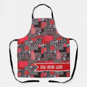 Aangepaste Naai Patchwork Naai Je Eigen Manier Ont Schort (Voorkant)