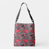 Aangepaste Naai Patchwork Naai Op Je Manier Ontwer Crossbody Tas (Achterkant)