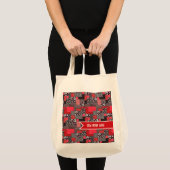 Aangepaste Naai Patchwork Naai Op Je Manier Ontwer Tote Bag (Voorkant (product))