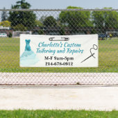Aangepaste naaibanner spandoek (Insitu)
