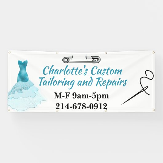 Aangepaste naaibanner spandoek (Horizontaal)