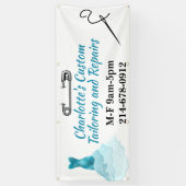 Aangepaste naaibanner spandoek (Verticaal)