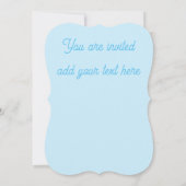 Aangepaste naaiclub naaimachine Uitnodiging (Achterkant)