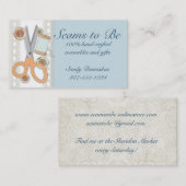 Aangepaste naaigarige schaar- en naadloze tinten visitekaartje (Voorkant / Achterkant)