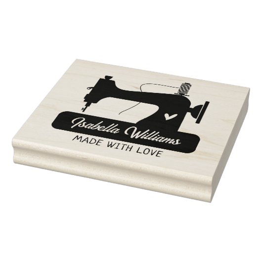 Aangepaste naaigarij, groot rubberstempel (Stempel)