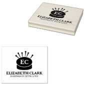 Aangepaste naaigarij, groot rubberstempel (Gestempeld)