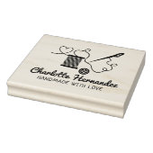Aangepaste naaigarij, groot rubberstempel (Stempel)