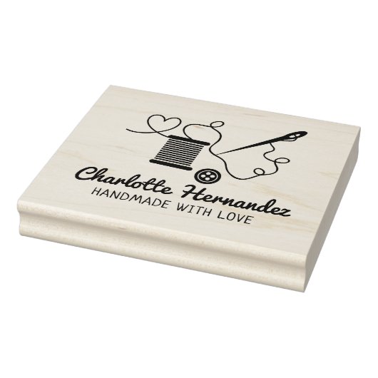 Aangepaste naaigarij, groot rubberstempel (Stempel)