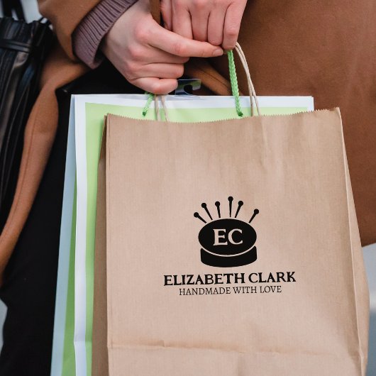 Aangepaste naaigarij, groot rubberstempel