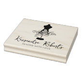 Aangepaste naaigarij, groot rubberstempel (Stempel)