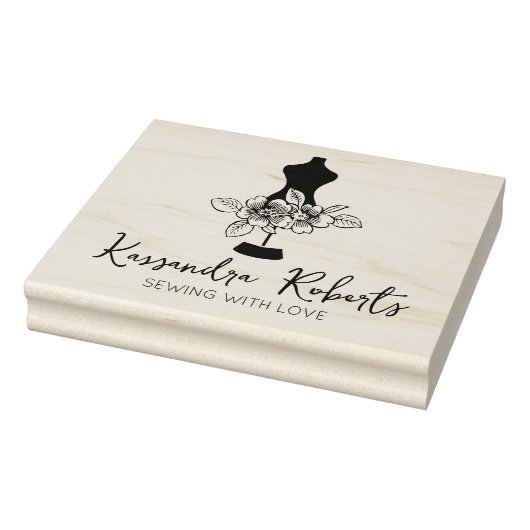 Aangepaste naaigarij, groot rubberstempel (Stempel)