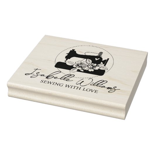 Aangepaste naaigarij, groot rubberstempel (Stempel)