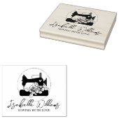 Aangepaste naaigarij, groot rubberstempel (Gestempeld)