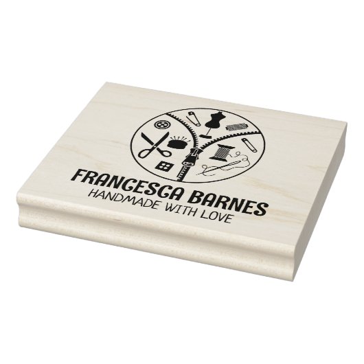 Aangepaste naaigarij, groot rubberstempel (Stempel)