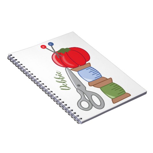 Aangepaste naaigarningen notitieboek (Rechterzijde)