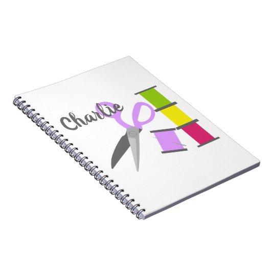 Aangepaste naaigarningen notitieboek (Rechterzijde)