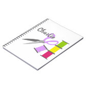 Aangepaste naaigarningen notitieboek (Linkerzijde)