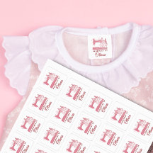 Aangepaste naaikleding Etiketten