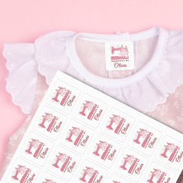 Aangepaste naaikleding Etiketten Labels