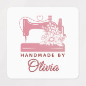 Aangepaste naaikleding Etiketten Labels (Design 1)