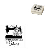 Aangepaste naailabels rubberstempel (Gestempeld)