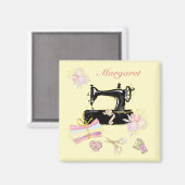 Aangepaste  naaimachine en -structuur magneet (Voorkant / Achterkant)