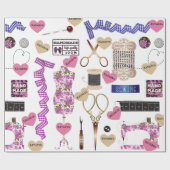 Aangepaste naaivariatie cadeaupapier (Vlak)