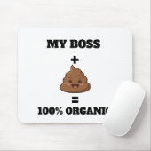 Aangepaste naam 100% biologische muismat - Grappig (Met muis)