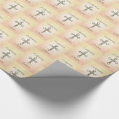 Aangepaste naam, 10e Jubileum van Ordination Cadeaupapier (Hoek)