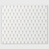 Aangepaste naam, 10e Jubileum van Ordination Cadeaupapier (Vlak)