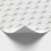 Aangepaste naam, 10e Jubileum van Ordination Cadeaupapier (Hoek)