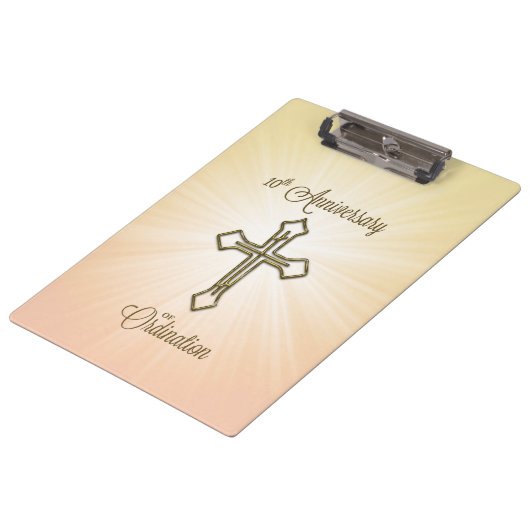 Aangepaste naam, 10e Jubileum van Ordination Klembord (Gekanteld)