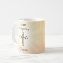 Aangepaste naam, 10e Jubileum van Ordination Koffiemok