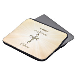 Aangepaste naam, 10e Jubileum van Ordination Laptop Sleeve
