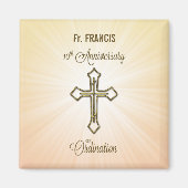 Aangepaste naam, 10e Jubileum van Ordination Magneet (Voorkant)